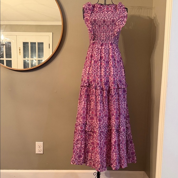 Banjanan Dresses & Skirts - Banjanan Iris Smocked Midi dress Size XS